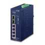 PLANET IGS-624HPT netwerkswitch unmanaged Gigabit Ethernet (10/100/1000) Power over Ethernet (PoE) blauw