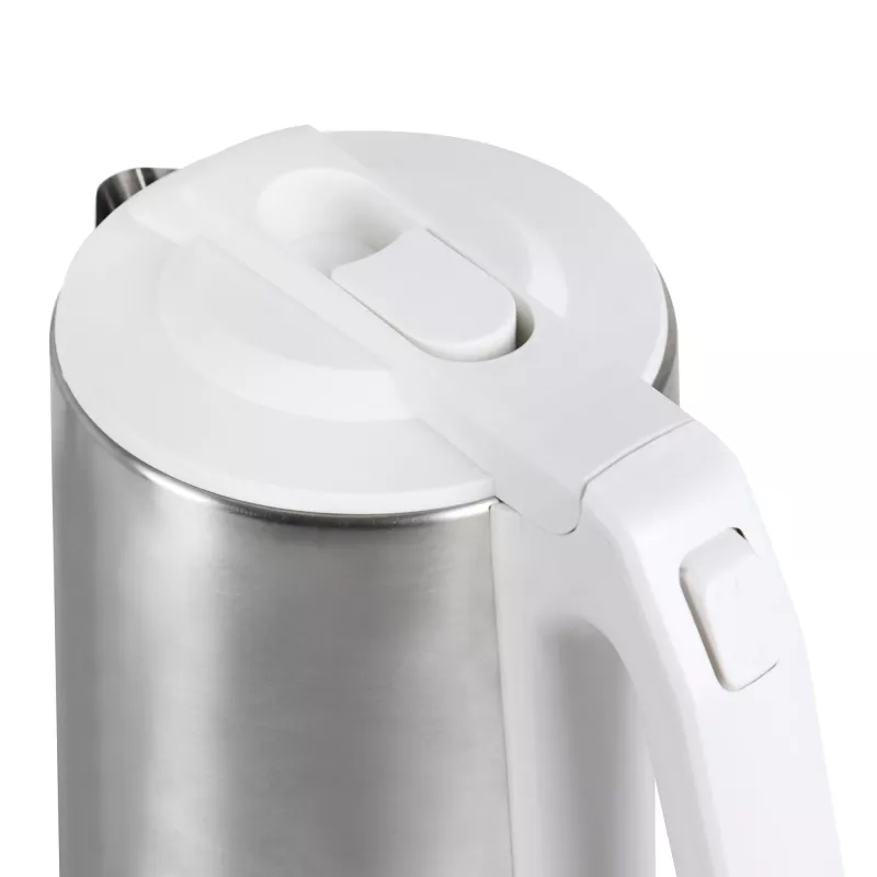 Jata JEHA1723 waterkoker, 2 l, 1500 W, roestvrij staal, wit