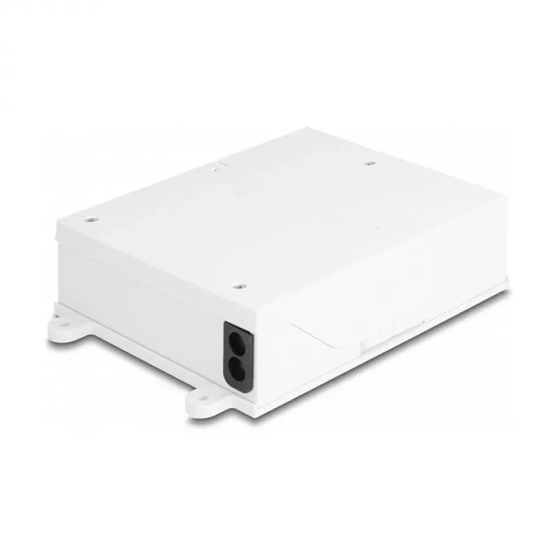 DeLOCK glasvezel-verdeelbox FTTH binnen-wandmontage 8 poorten wit