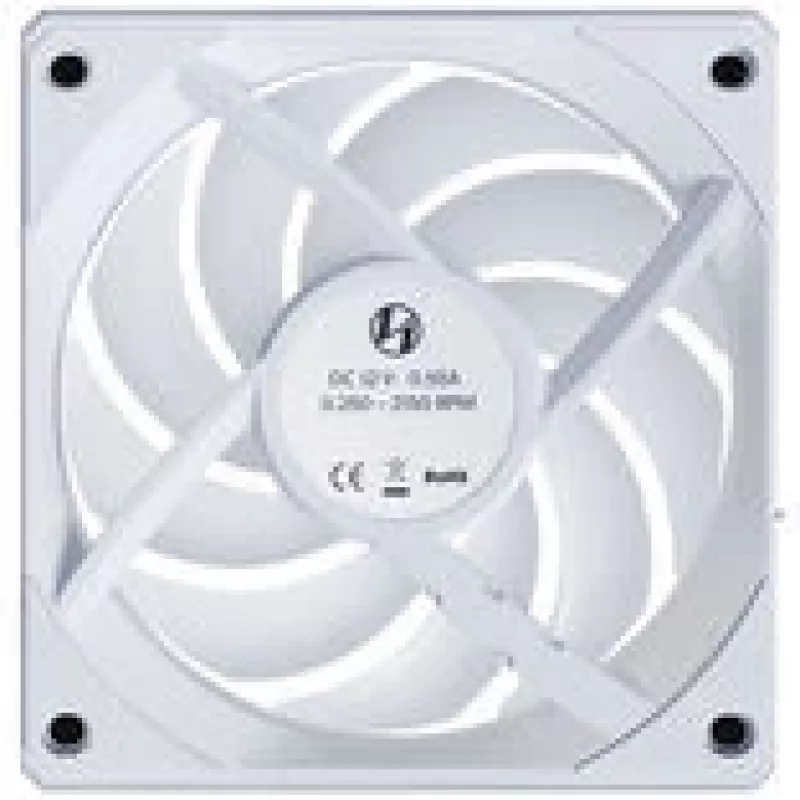 120mm draadloze reverse-pc-ventilator Lian Li UNI FAN CL, wit, model 12RCL1W3W