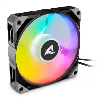 SHARKOON F50 120mm ARGB behuizingsventilator - zwart