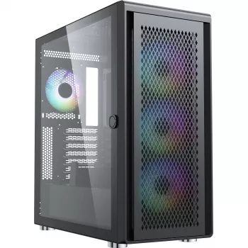 PC-behuizing Silentware Air 100 zwart — mid-tower ATX-compatibele behuizing, zwart