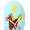 NeXtime klok 8812 Jump for joy, Ø30 cm, wandklok, blauw/meerkleurig