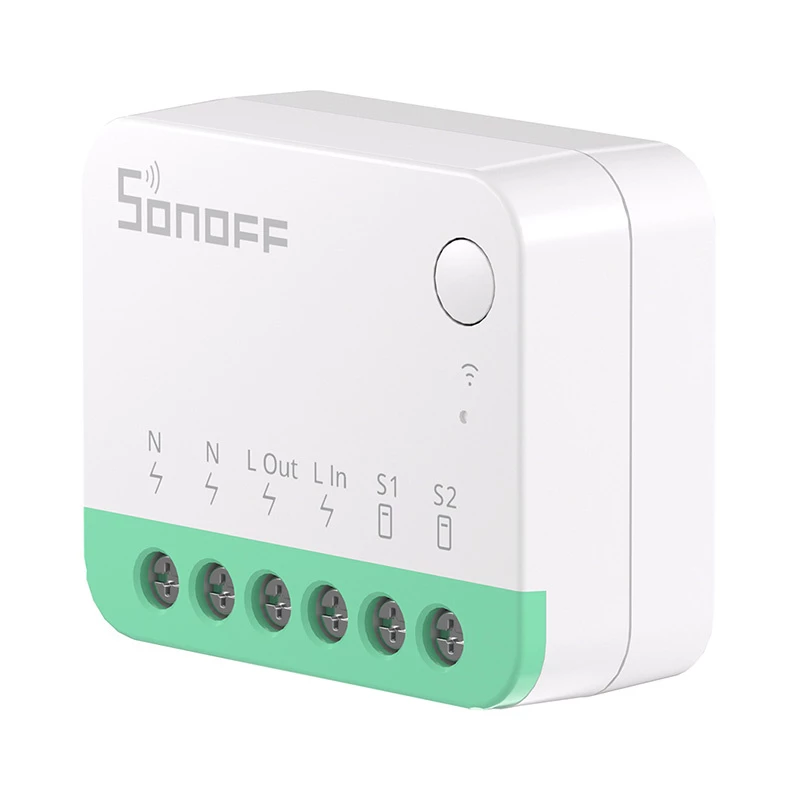 Sonoff MINIR4M Matter slimme WLAN-minischakelaar (HomeKit, SmartThings, Home Assistant).