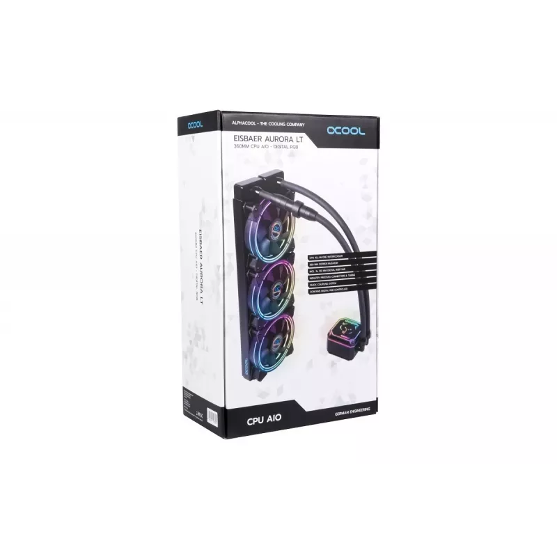 All-in-one-vloeistofkoeler Alphacool Eisbaer Aurora LT360