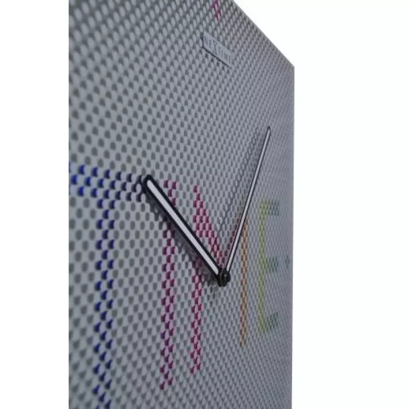 NeXtime klok 8165 Mistery - Time, 43x43 cm, wand, metaal
