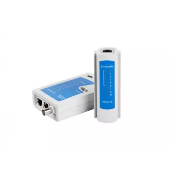 Lanberg NT-0401 netwerkkabeltester UTP/STP kabeltester blauw, wit
