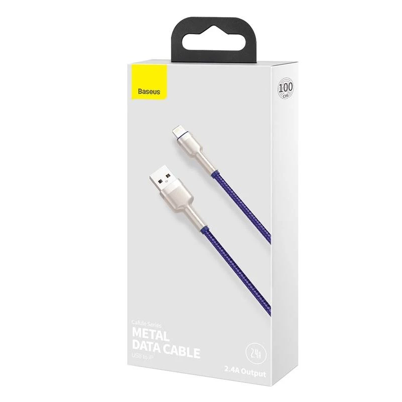 USB-A naar Lightning kabel Baseus 1 m — USB-datakabel, paars