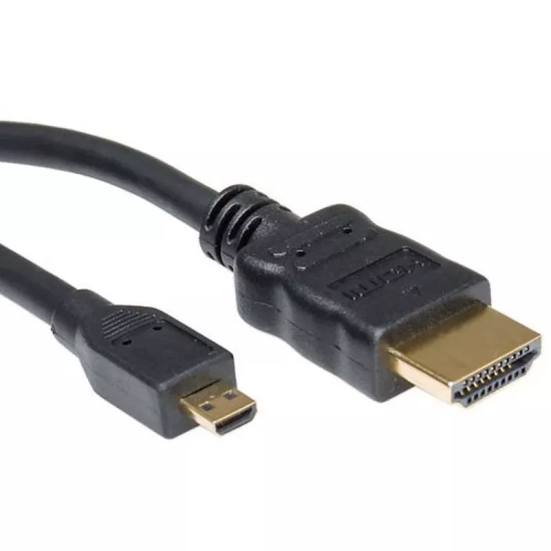 VALUE HDMI High Speed kabel met ethernet, HDMI A ST - Micro HDMI ST 2,0m (11.99.5581)