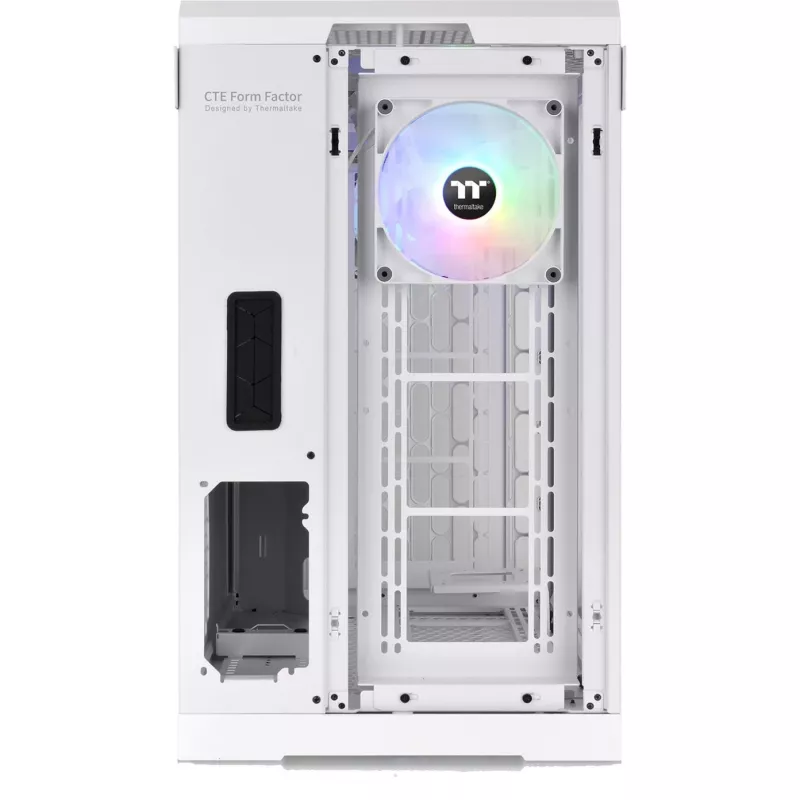 CTE C700 TG ARGB Snow, Tower-behuizing Wit, gehard glas