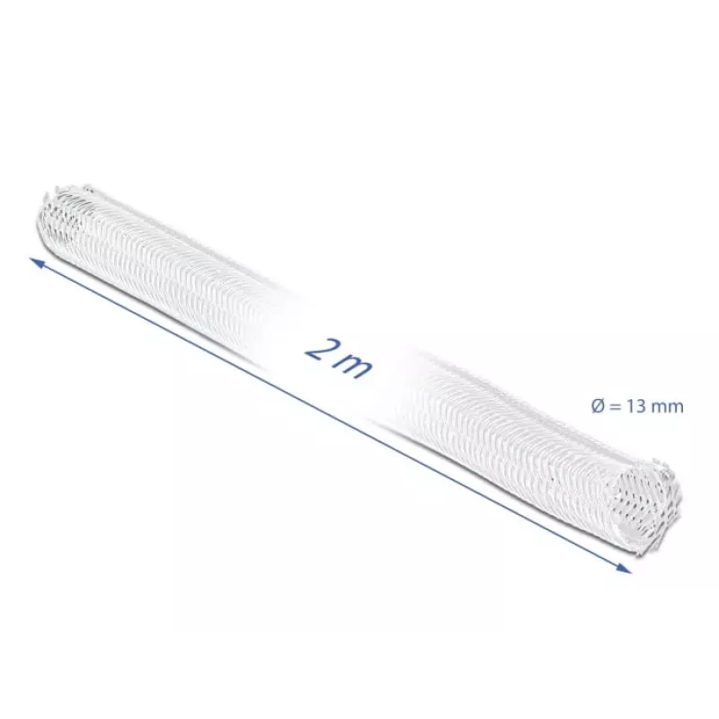 Kabelmantel DeLOCK 20698 wit
