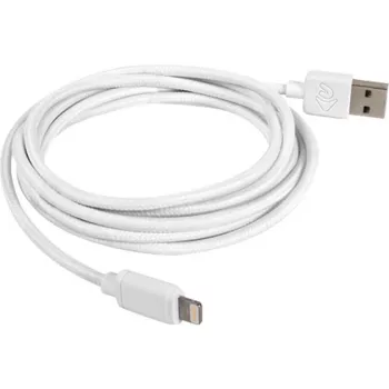 USB 2.0 adapterkabel, USB-A-stekker > Lightning-stekker (wit, 2,0 meter)