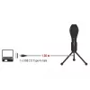 USB-condensatormicrofoon met tafelstandaard - ideaal voor gaming, Skype en zang