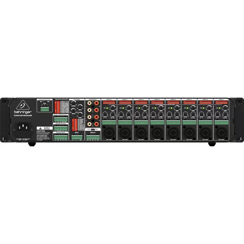 Behringer MA6000M audioversterker performance/podium zwart