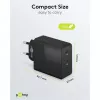 Indoorlader Goobay 61757 snelopladen USB Type-C 2 poorten zwart