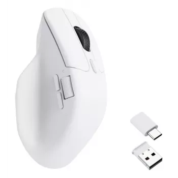 KEYCHRON M6 (1000Hz) witte draadloze muis