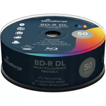 BD-R DL MediaRange MR510 50 GB 25 stuks
