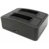 GoXtreme Dual Vision 4K accu-laadstation – dual-bay-oplader voor actiecamera-accu's, model 01492