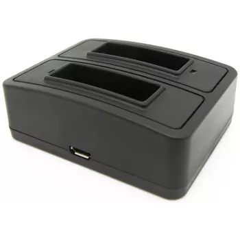 GoXtreme Dual Vision 4K accu-laadstation – dual-bay-oplader voor actiecamera-accu's, model 01492