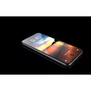 Schermbeschermfolie van gehard glas Devia Van Entire View voor iPhone XR 6,1 inch – zwart