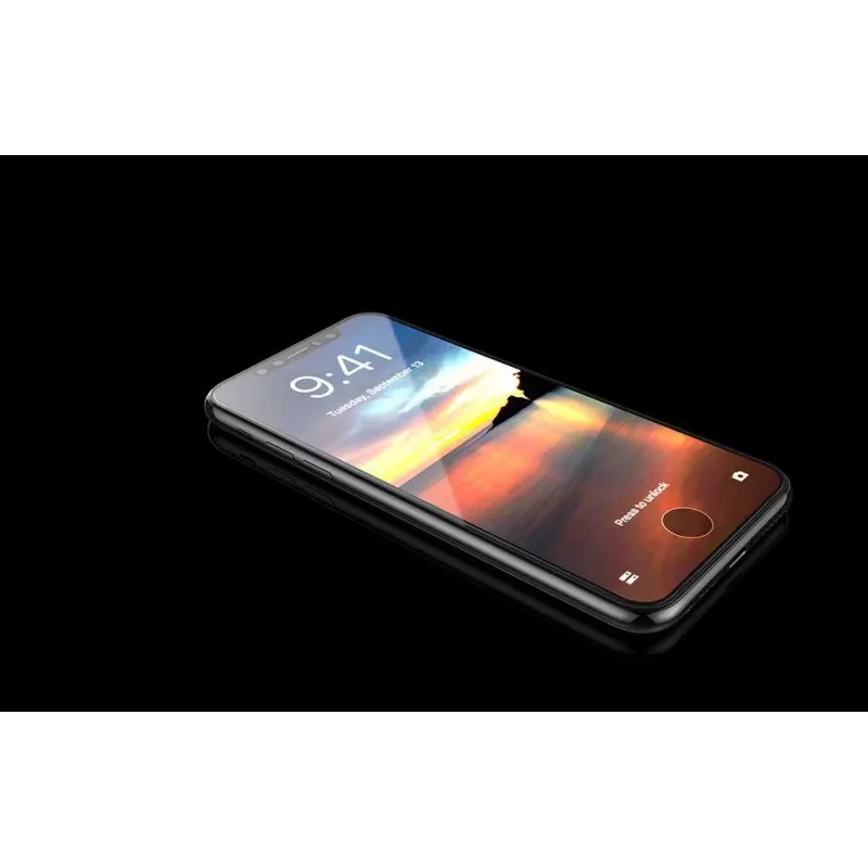 Schermbeschermfolie van gehard glas Devia Van Entire View voor iPhone XR 6,1 inch – zwart