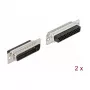 Kabelstekker DeLOCK 66714 D-Sub HD 44 pin zwart zilver