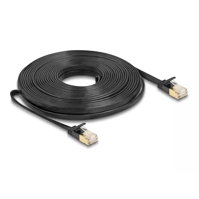 Netwerkkabel DeLOCK RJ45 Cat.6A stekker naar stekker U/FTP 10m zwart