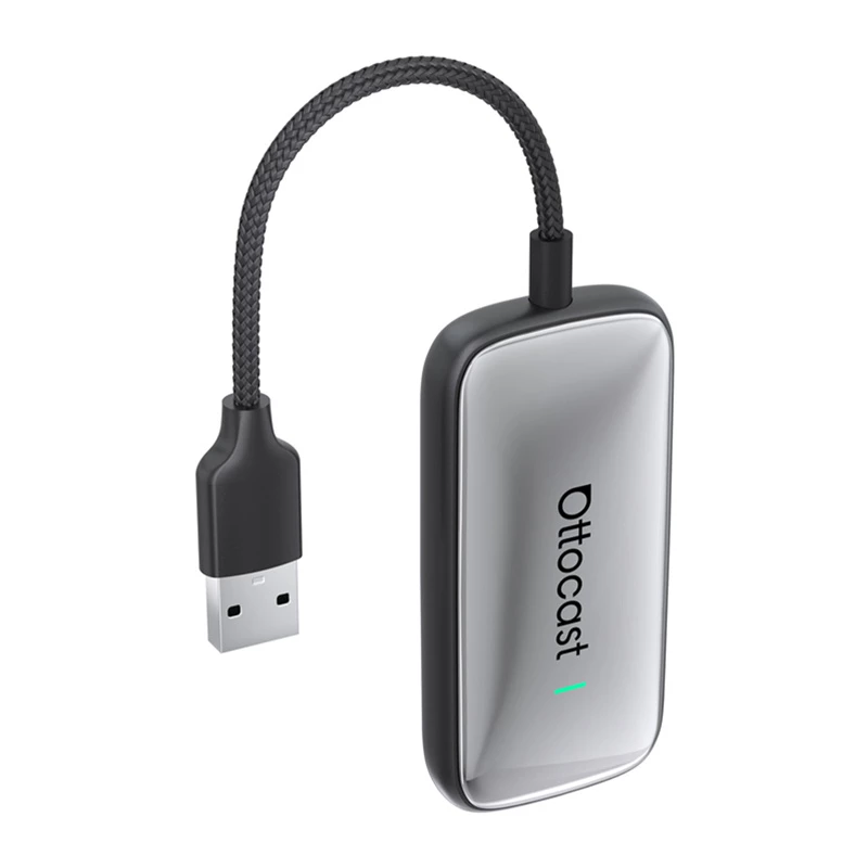 Draadloze adapter Ottocast Play2Video CA515-T voor CarPlay en Android Auto
