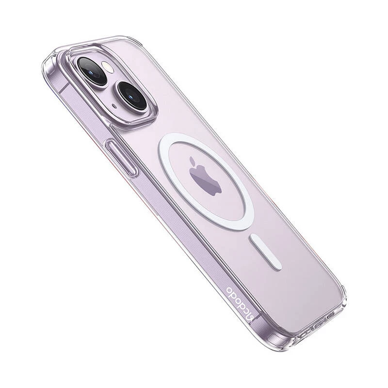Magnetische hoes McDodo voor iPhone 15 Pro (transparant)