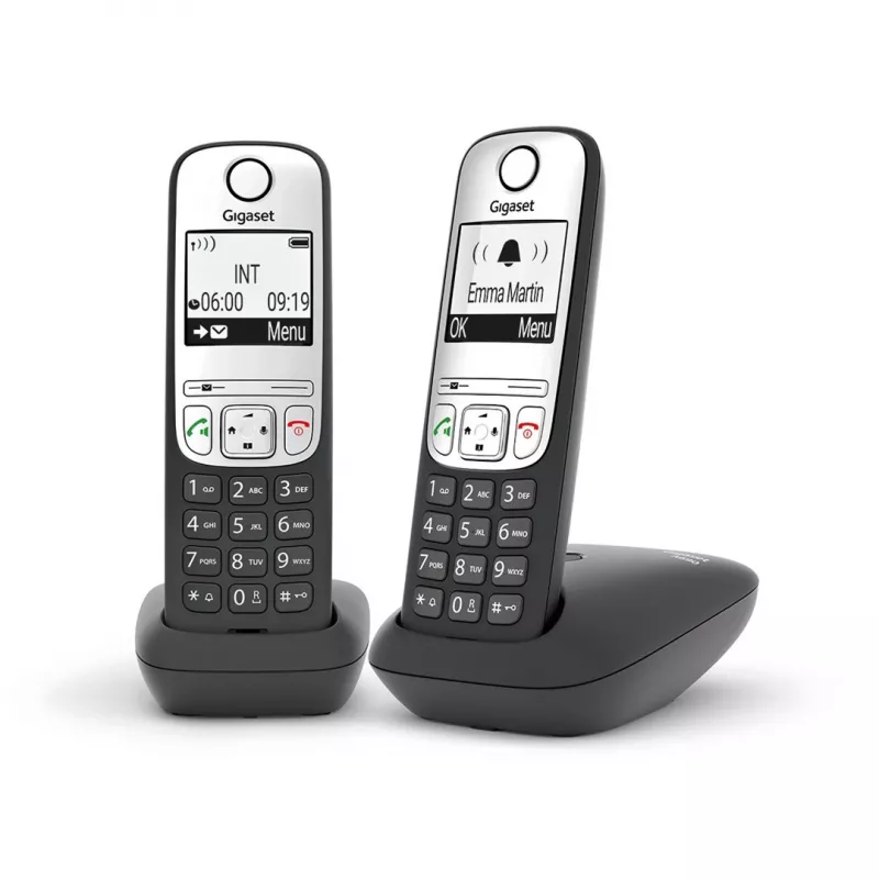 Draadloze telefoon Gigaset A690 A Duo zwart