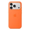 Silicone hoes Apple iPhone 17 Pro MagSafe oranje hoes