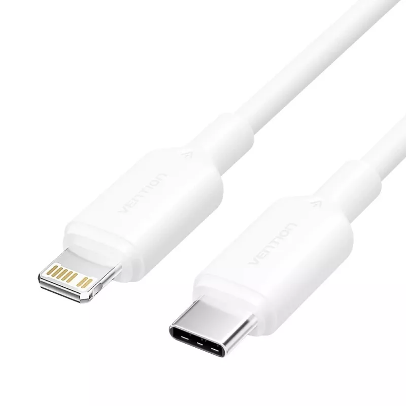 USB-C naar Lightning-kabel 3A 480Mbit/s 1m WIT