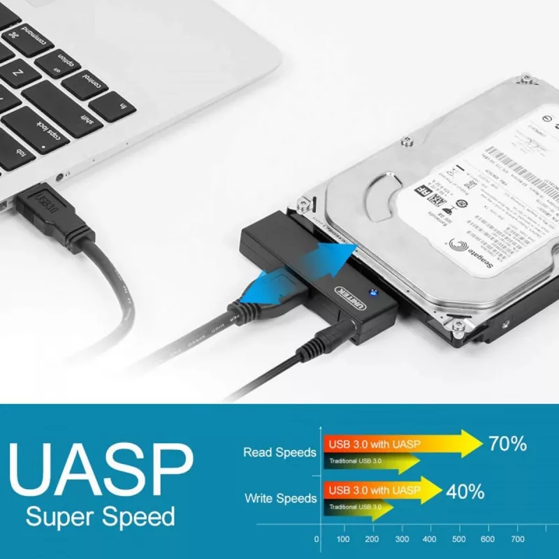 Interfacekaart Unitek Y-1039, USB-kabel meegeleverd, 5 Gbit/s, zwart, Plug-and-Play