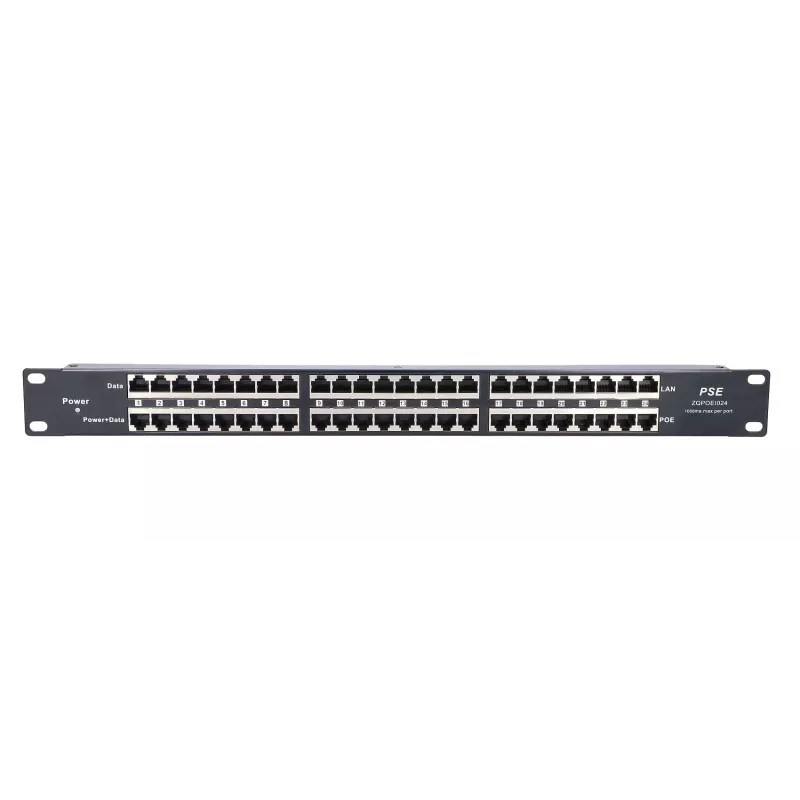 Extralink PoE-injector 24 poorten 24x 100Mb/s RJ45, rackmount