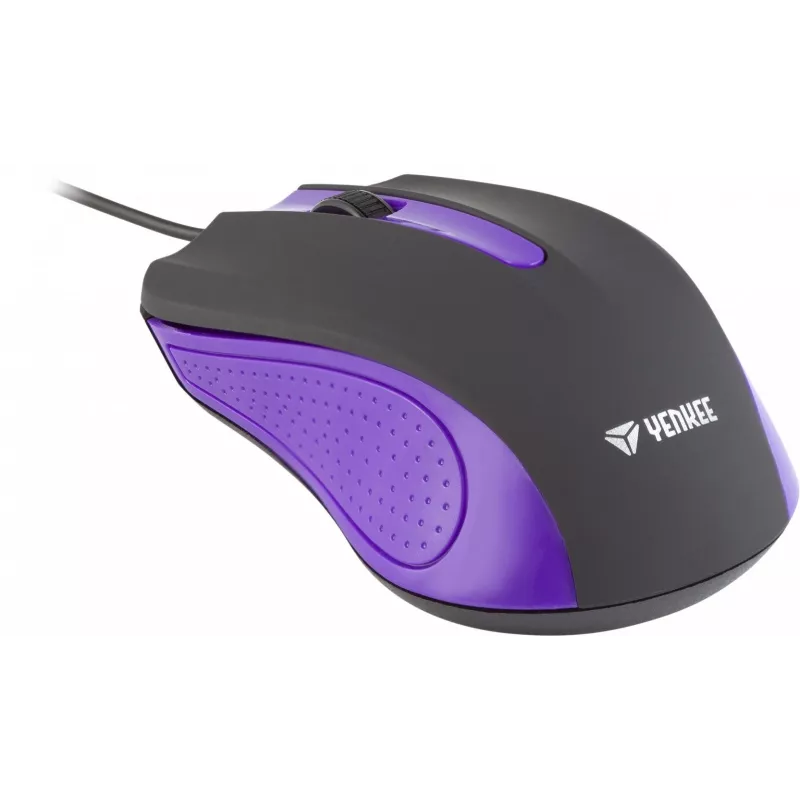 USB bedrade muis, 3 knoppen, rubberachtig oppervlak