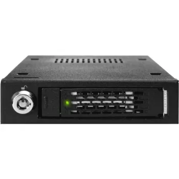 ICY DOCK - ToughArmor - MB991SK-B - 2,5 inch SATA HDD/SSD - volledig metaal - voor 3,5 inch bay - SATA 6Gbit/s - ventilatorloos - beveiligingsslot