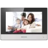 Videodeurintercom Hikvision DS-KH6320-TE1, 7 inch capacitief touchscreen, PoE, 1024×600, microSD tot 32 GB, ethernet, Linux