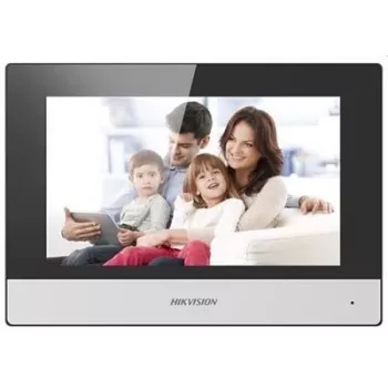 Videodeurintercom Hikvision DS-KH6320-TE1, 7 inch capacitief touchscreen, PoE, 1024×600, microSD tot 32 GB, ethernet, Linux