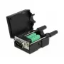 Kabelverbinder DeLOCK 66232 Sub-D 9 10-polige klemmenstrook zwart