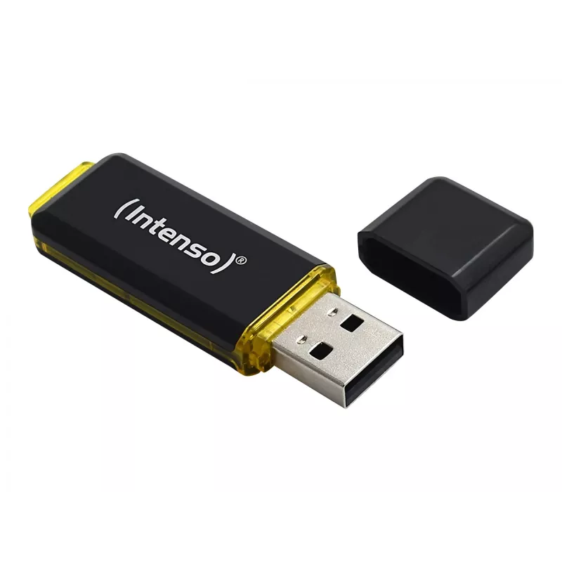 USB flash drive Intenso 256 GB USB Type-A 3.2 Gen 1 zwart geel