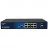 Managed 10-poorts PoE switch ALLNET ALL-SG8610PMJ met 8 PoE+ poorten en 2 uplink-poorten