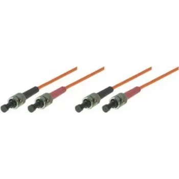 Tecline exertis Connect - patchkabel - ST multimode (M) naar ST multimode (M) - 5 m - glasvezel - 50/125 micrometer - OM2 - oranje (75805)