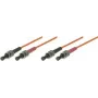 Tecline exertis Connect - patchkabel - ST multimode (M) naar ST multimode (M) - 5 m - glasvezel - 50/125 micrometer - OM2 - oranje (75805)