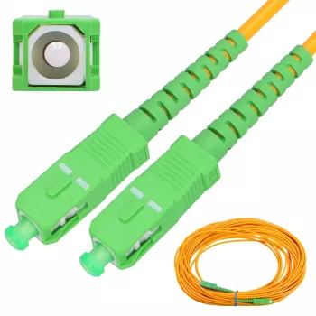 Glasvezel-patchkabel Extralink SC/APC–SC/APC singlemode G.652D 3 mm simplex, 1 m