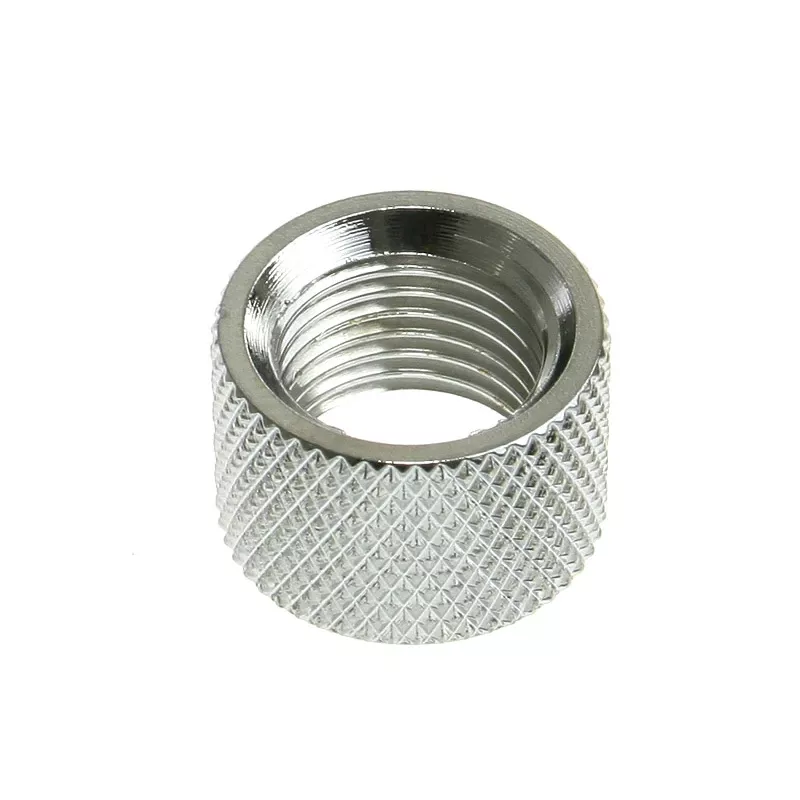 Multi-adapter G1/4 inch binnendraad naar G1/4 inch binnendraad, glanzend zilver