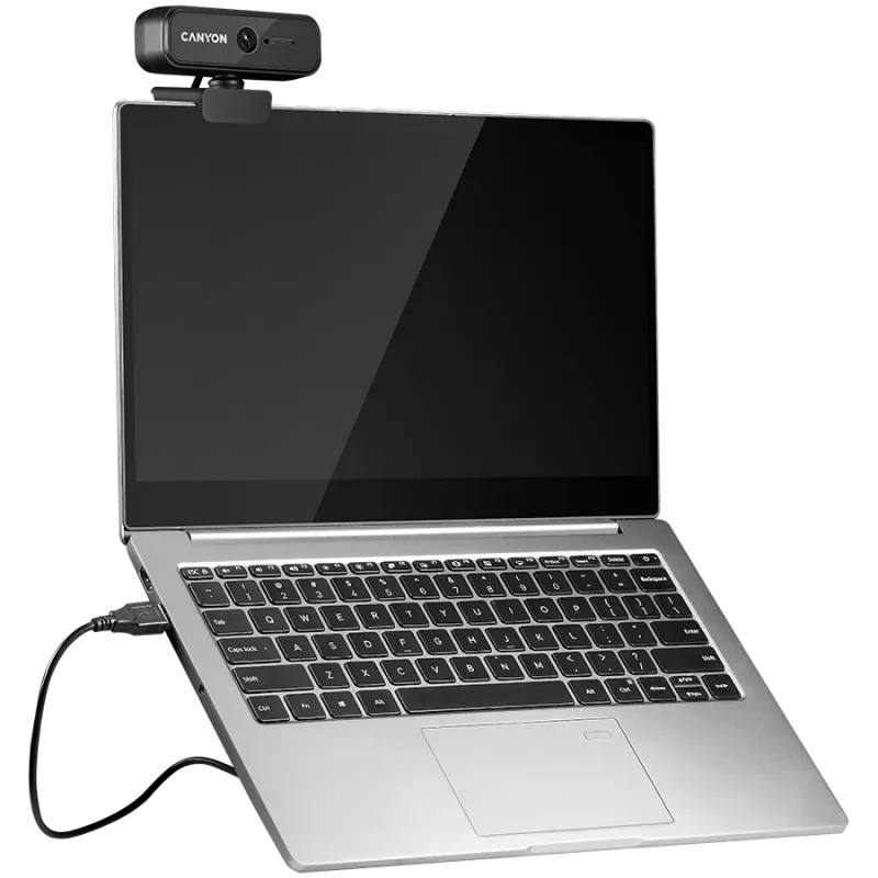 Canyon C2N 1080P Full-HD 2,0-megapixel webcam met vast focus, USB 2.0