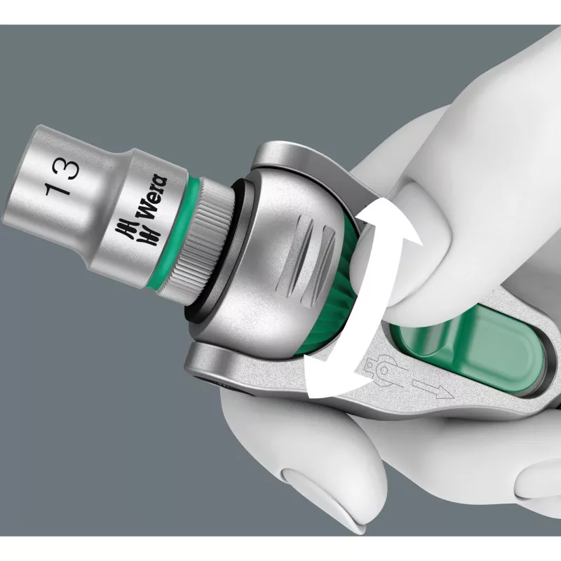 Dopsleutelset Wera 05003645001 37-delig zwart groen