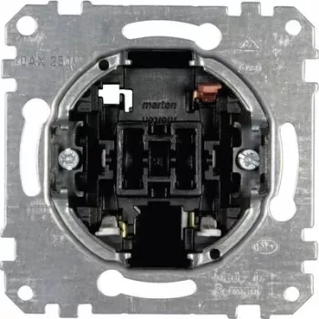Elektrische schakelaar Merten MEG3116-0000, eenpolig, 250 V AC, 10 A, wit