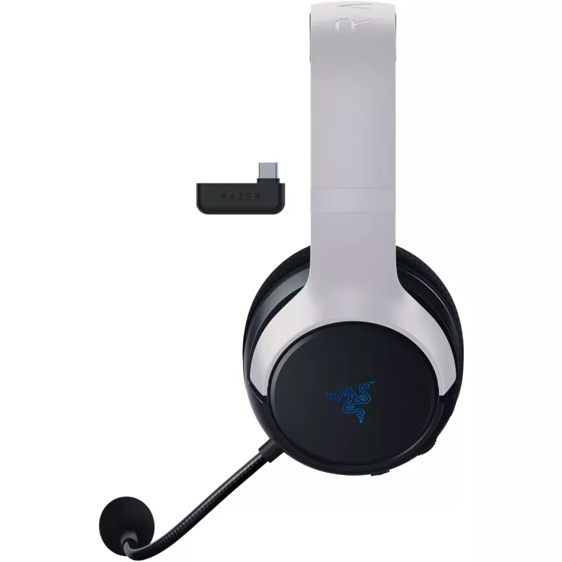 Razer Kaira HyperSpeed headset draadloos hoofdbeugel gaming USB Type-C Bluetooth wit, zwart