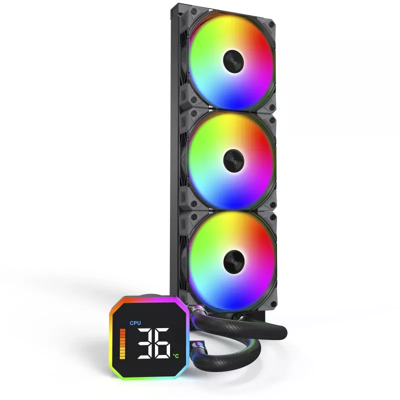 CPU-KOELER MULTI-SOCKEL ZWART/HYPERFLOW DIGITAL 360 MONTECH